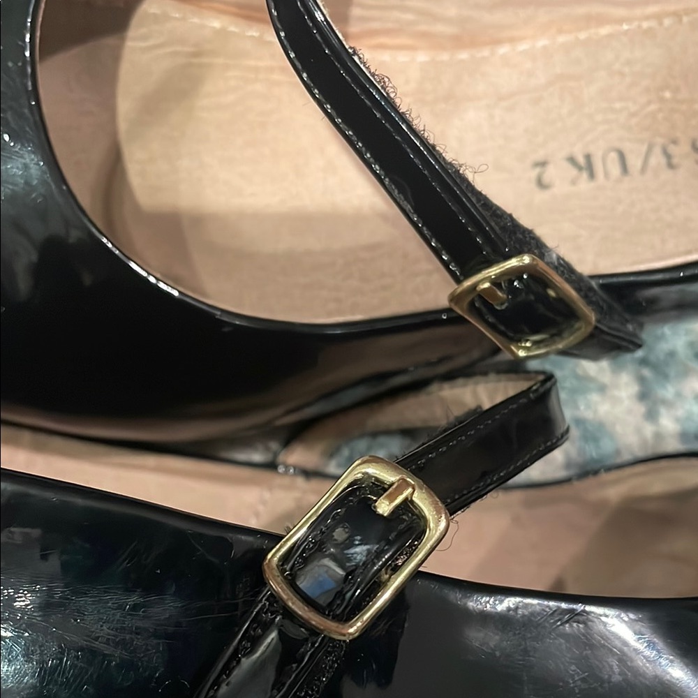 Kids Black Mary Jane/ Character Shoes - Picture 5 of 5